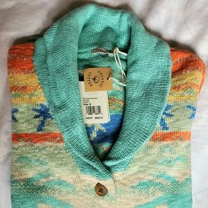 Faherty Palm Isle Organic Cotton Cardigan